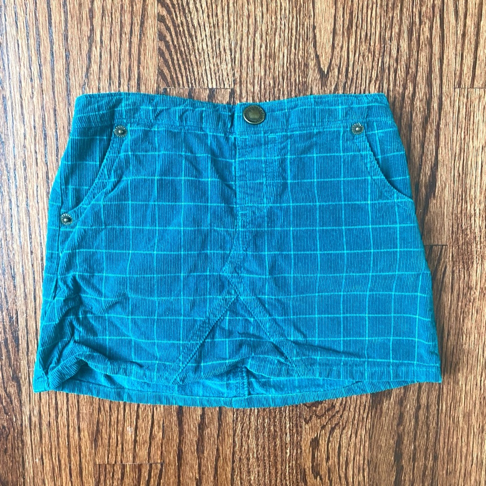 OshKosh B'gosh Genuine Kids Teal Corduroy Toddler Skirt - Size 3t